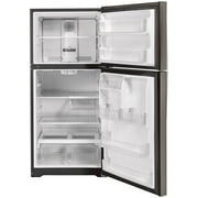 GE Appliances 19.2 Cu Ft Slate Top Freezer Refrigerator