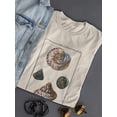 thumbnail image 3 of Sea Shell Ii T-Shirt Women -Denis Diderot Designs, Female 3X-Large, 3 of 4