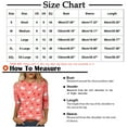 thumbnail image 3 of Puntoco - Camiseta holgada con estampado de moda para mujer, blusa de manga 3/4 de longitud media, cuello redondo, tops casuales Puntoco Puntoco-3607, 3 of 5