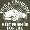 thumbnail image 3 of CafePress - Papa And Grandson Best Friends For Life T Shirt - Men's Classic Graphic Cotton T-Shirt, 3 of 4