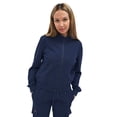 thumbnail image 5 of Fubu Women's Zip Front Warm-Up Scrub Jacket Medical Nursing Uniform, 5 of 6