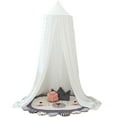 thumbnail image 2 of Lit pour Enfants Doux Respirant Rideau de Lit Dôme Couvre-Lit Décoratif Princesse Suspendu Surdimensionné Grand Rideau avec Crochet Adhésif, 2 of 10