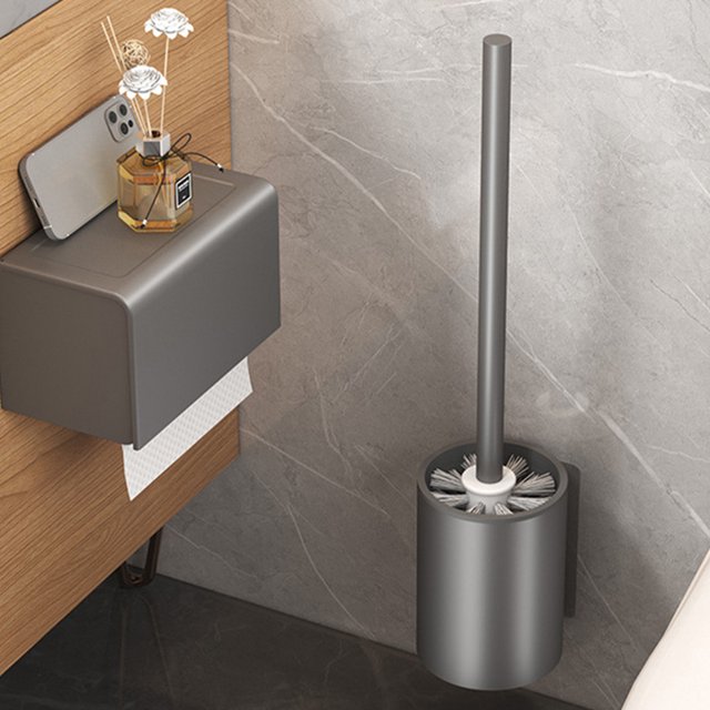 Cepillo De Baño Cepillo de limpieza para colgar en la pared, cepillo de cerdas suaves, juegos de accesorios de baño duraderos