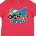 thumbnail image 4 of Inktastic 4th Birthday Monster Truck Boys Toddler T-Shirt, 4 of 5