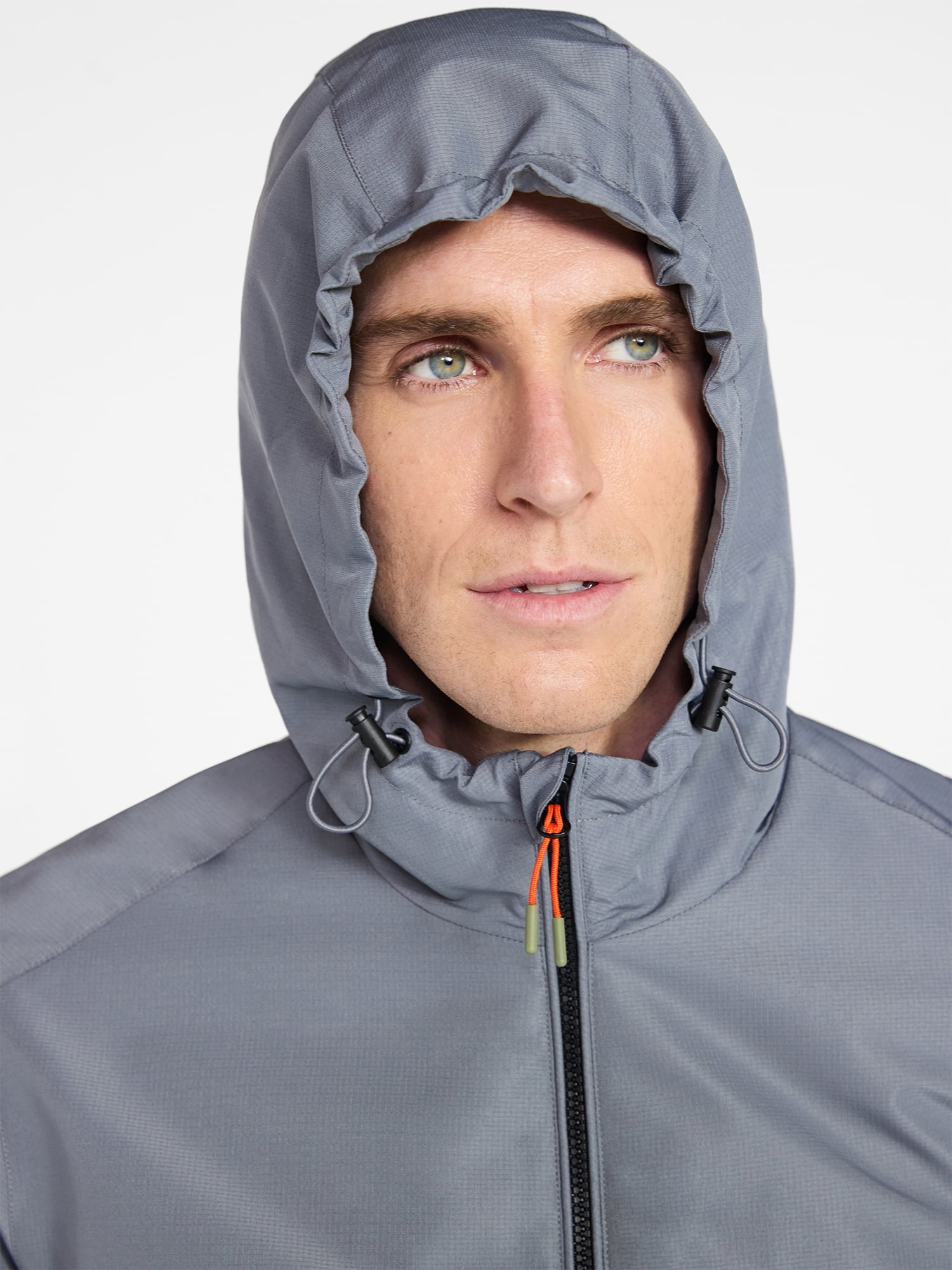 Ozark Trail Men's Windbreaker Jacket with Hood, Sizes S-3XL