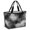 Charcoal, Ash Gray, Mist, Onyx, variant on Teal Beige Ombre Beach Bag for Women, Large Breathable Mesh Beach Tote Bag, Art Vintage Abstract Clouds Sandproof Lightweight Travel Bags for Vacation Picnic Swimming Pool 15.7"x15.7"x9.1"