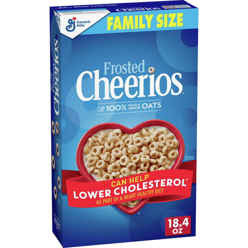 Frosted Cheerios Breakfast Cereal with Oats, Gluten Free, 18.4 oz