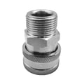 thumbnail image 4 of 2uds. Conector Puntas de lavadora a presión de 3/4 de pulgada Pistola de agua de acero inoxidable (B), 4 of 5