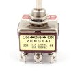 thumbnail image 3 of 2 Pcs AC 250V 15A 380V 10A 9 Terminales de Tornillo Interruptor de Palanca Latching ON-OFF-ON 3 Posición 3PDT, 3 of 3