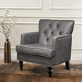 thumbnail image 2 of Christopher Knight Home Malone Microfiber Club Chair, Slate, 2 of 7