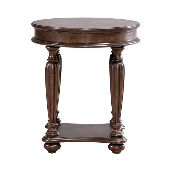 Liberty Furniture Allington Oval End Table for Living Room - Satin Sienna
