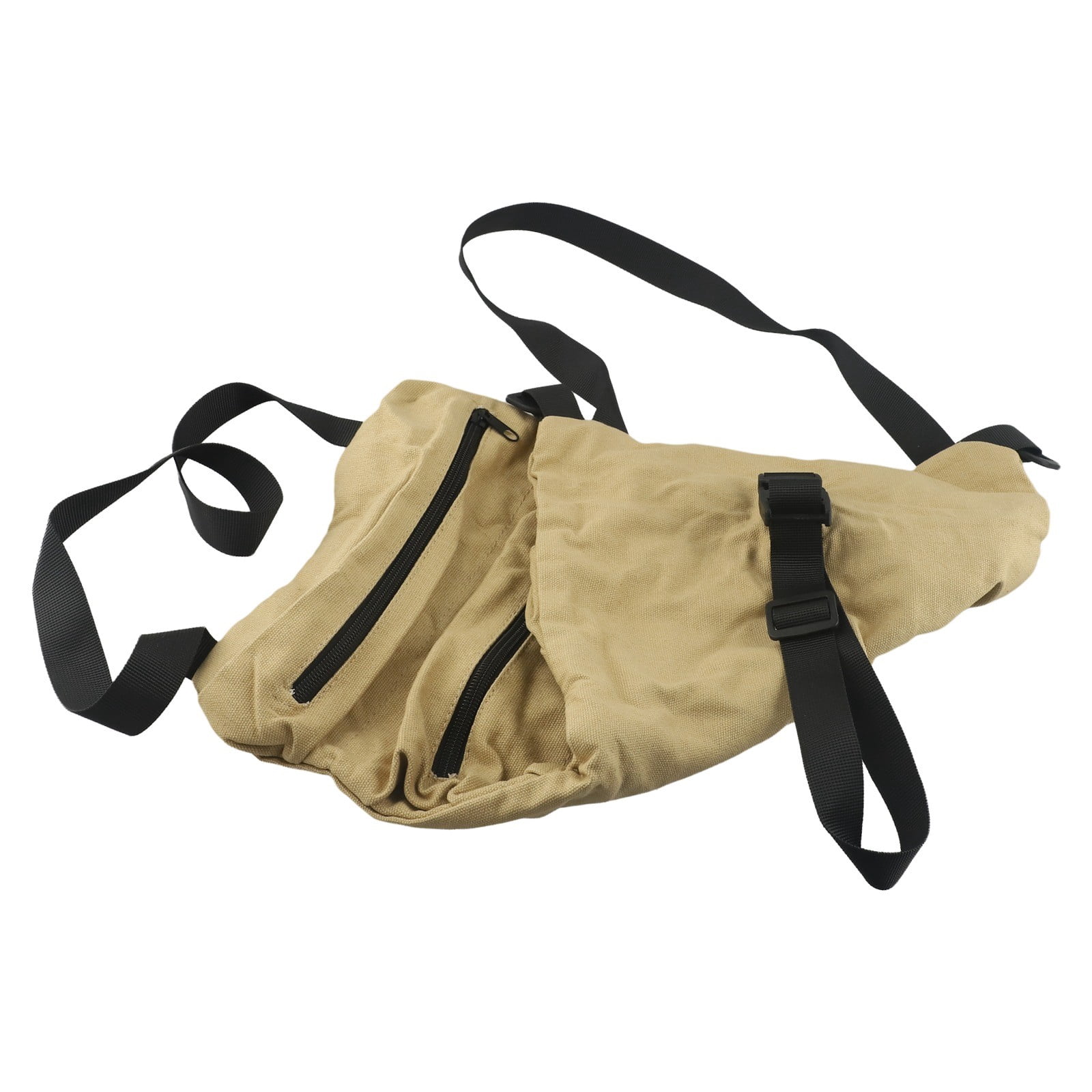 Multi-Purpose Tool Roll Up Bag Wrench Pouch Canvas Hanging Organizer W/ 5-Pocket
