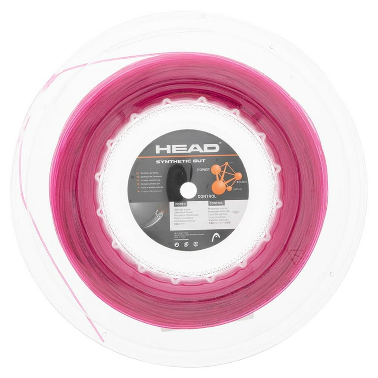 Head Synthetic Gut Tennis String Reel ( 17G Pink )
