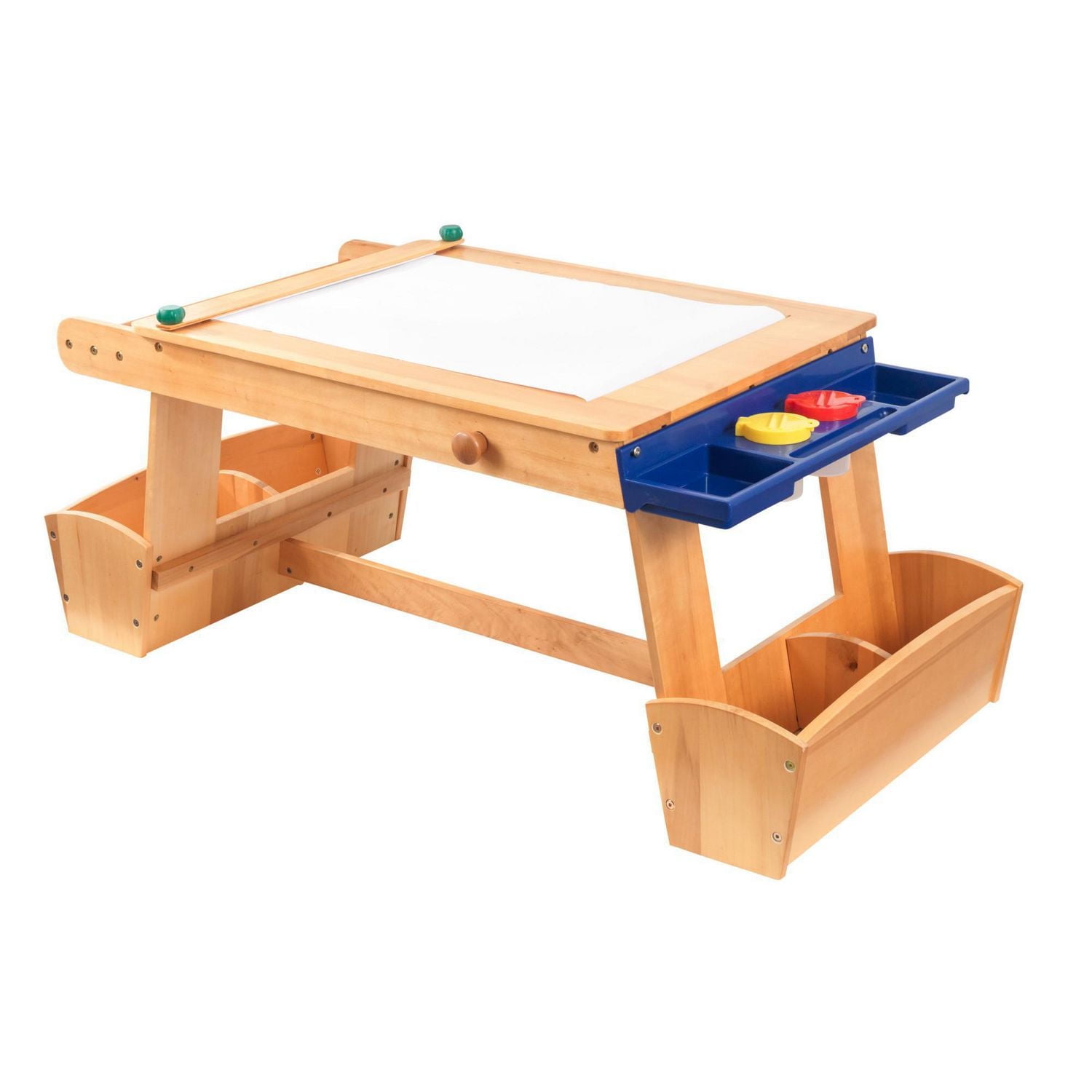 KidKraft Table d'activités artistiques avec barres de séchage et rangements