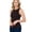 Black, variant on Niobe Clothing Womens Ribbed Crew Neck Sleeveless Tank Top