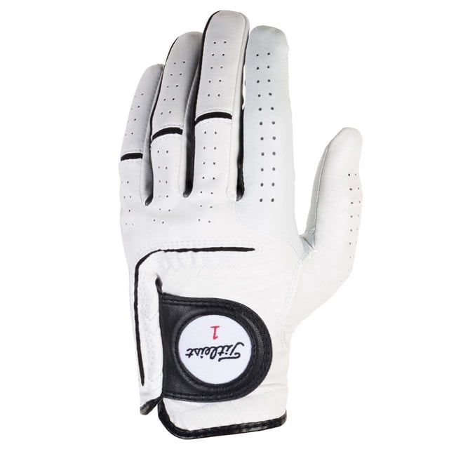 Guante Titleist Players-Flex para Hombre, Talla Cadete, Mano Izquierda, Color Perla