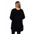 thumbnail image 6 of Maternity Long Sleeve Pocket Hooded Cardigan, 6 of 6