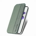 thumbnail image 2 of Dteck Case for Nothing Phone (1) with Card Slots, Slim PU Leather Folio Flip Stand Case Clear TPU Back Protective Cover, Green, 2 of 5