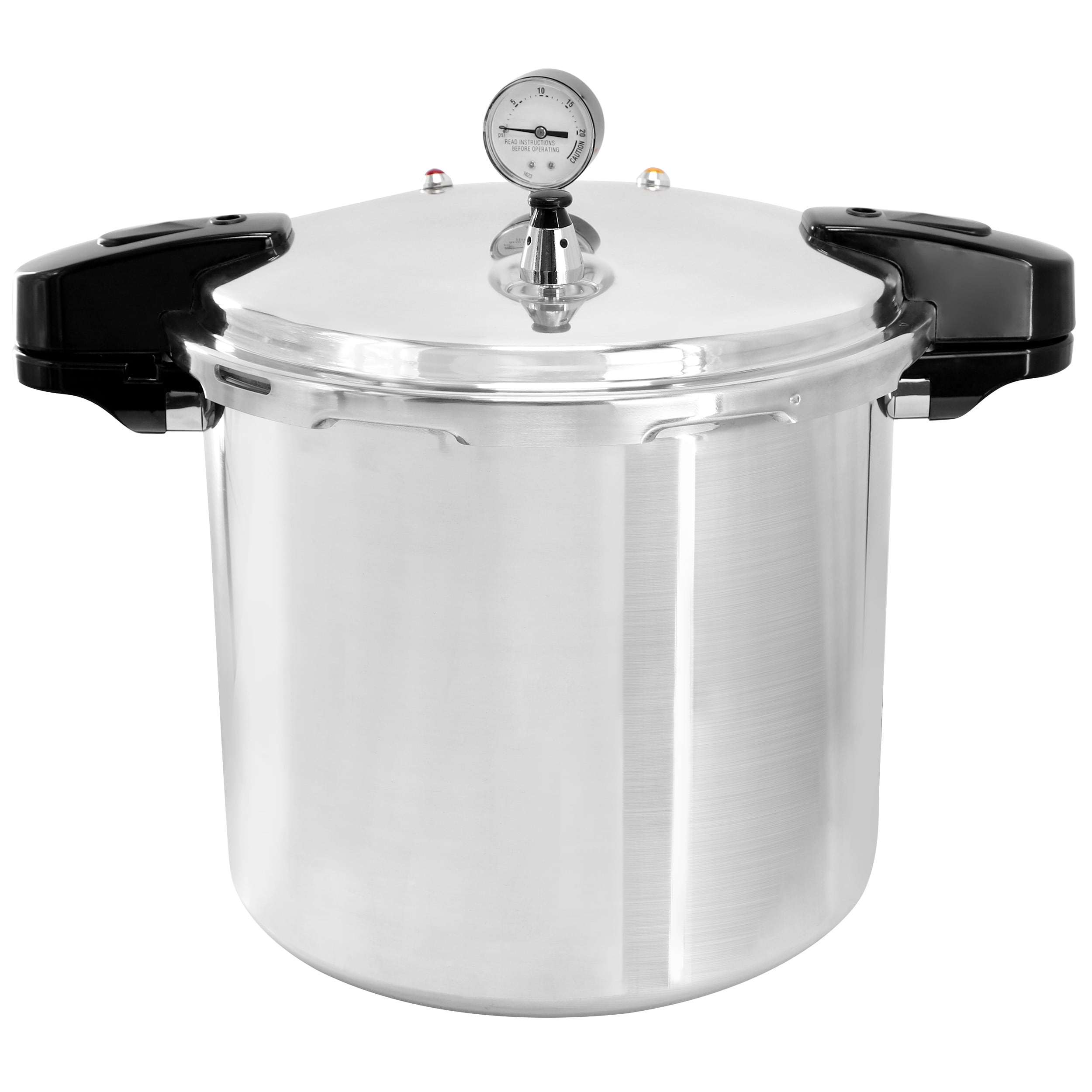 MegaChef 24 Qt Pressure Cooker Aluminum for Induction & Gas Stoves