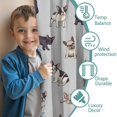 thumbnail image 3 of Blackout Kids Curtains,Boston Terrier Childrens Insulated Curtains Set Of 2,Bedroom Essentials,Toddler Room Decor 52x84in(132x213cm), 3 of 4