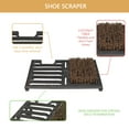 thumbnail image 3 of Boot Brush Scraper Outdoor, Heavy Duty Cast Iron Shoe Dirt Cleaner Brush Mat with Strong Bristles for Removing Mud, Snow, Sand, Ideal for ,Farm Worker, Construction Workers, and Outdoor Enthusiasts, 3 of 8