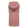 thumbnail image 4 of Long Vest For Women Sevevn Women's Winter Fleece Vest Warm Button Sleeveless Hooded Jacket, 4 of 6