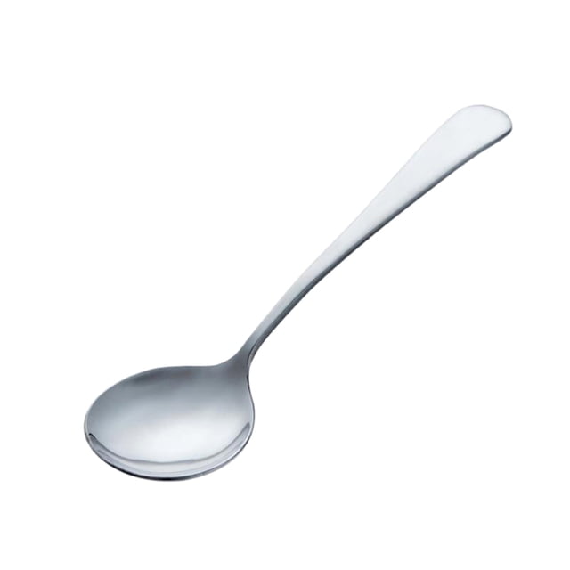 xiaxaixu Household Stainless Steel Soup Spoon Round Head Large Gold Spoons