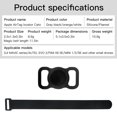 thumbnail image 3 of Titular Del Localizador Tracker Locator Cover Strap para DJI Mavic 3Air 2S Airtags Case (Negro), 3 of 6