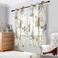 thumbnail image 2 of Yayeee Window Curtains Light Filtering 63"x42" Grommet Panel Pair Home Living Room Decor, Cactus Cowboy Pattern, 2 of 7