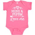 thumbnail image 3 of Inktastic Pepaw and Mimi Love Me Boys or Girls Baby Bodysuit, 3 of 5