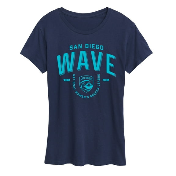 NWSL - San Diego Wave Industrial - Women's Short Sleeve Graphic T-Shirt
