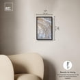 thumbnail image 5 of Shimmering Milky Canvas Elegant Gold Abstract by Art Remedy, Black Frame, 10" x 15", 5 of 7