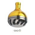 thumbnail image 1 of Perilla de mango de carrete de pesca DIY, reemplazo de perilla de potencia de herramientas modificadas, ligero Oro -negro Cola Perilla de mango de carrete de pesca, 1 of 8