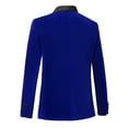 thumbnail image 2 of Beauty-Emily Men's Single-breasted Shawl Collar Velor Suit Jacket with Pocket Design for Casual Party Occasions Blazer Masculino Men Dress Coat, 2 of 7