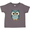 thumbnail image 3 of Inktastic Blue Owl on Tree Branch Boys or Girls Toddler T-Shirt, 3 of 5