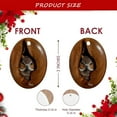 thumbnail image 1 of Animal Christmas Decorations Christmas Tree Animal Patterns 2D Acrylic Ornaments Forest Animal Decorations Christmas Tree Ceiling Christmas Decoration Souvenirs Gifts Raccoon, 1 of 9