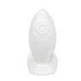 thumbnail image 1 of Simple Designs LT2095-WHT Porcelain Rocketship Table Lamp, White, 1 of 6
