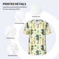 thumbnail image 3 of KLL Seahorse for Men's Baseball Shirts,Short Sleeve Casual Shirts Button Down Shirt for Men Beach Summer Wedding Shirt-, 3 of 7