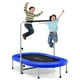 thumbnail image 1 of Costway Trampolín plegable para 2 personas con pasamanos ajustable, color azul, 1 of 2