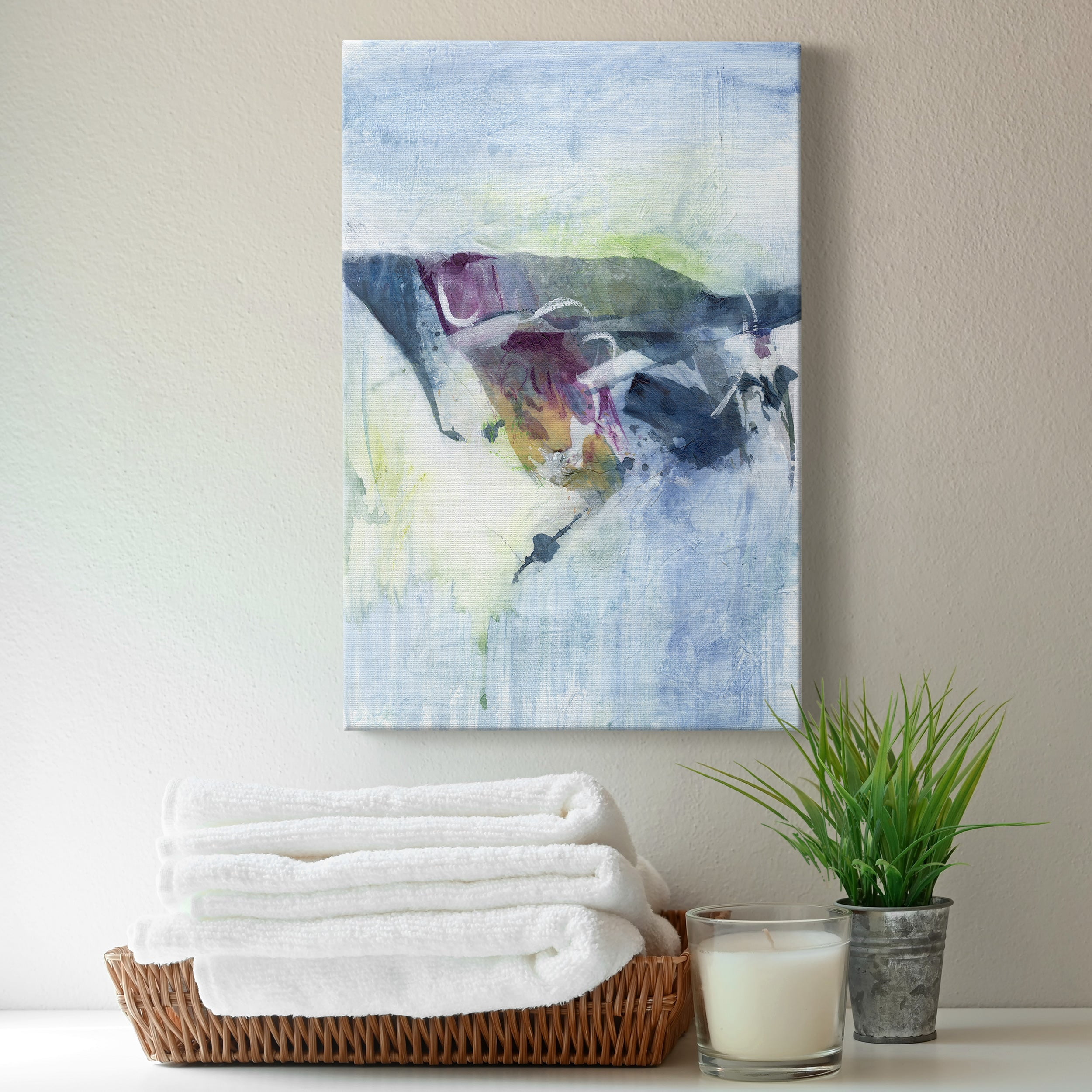 Gliding on Ice II Premium Gallery Wrapped Canvas - Ready to Hang