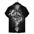 thumbnail image 3 of Camisas de playa hawaianas de moda de verano para hombre y mujer, camisetas florales, camisetas Harajuku con estampado 3D de solapa, camisa de manga corta, ropa para niño y niña, 3 of 5