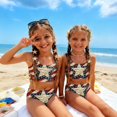 thumbnail image 5 of Grblisyd 4th of July Girls Swimsuits Two Piece Casual Scoop Neck Independence Day Bikini Sets Size 7 Years, 5 of 6
