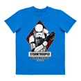 thumbnail image 1 of Playera Para Niño Lucasfilm Star Wars Cuello Redondo Manga Corta Talla 8  Azul Rey, 1 of 1