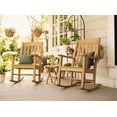 thumbnail image 2 of WholesaleTeak Outdoor Patio Grade-A Teak Wood Devon Rocker / Rocking Arm Chair (Cushion not included) #WMRKDV, 2 of 3