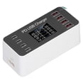 thumbnail image 1 of USB Charging Station, 100-240V Desktop USB Charger 8 Port  for Tablet for Phone US Plug,EU Plug, 1 of 7