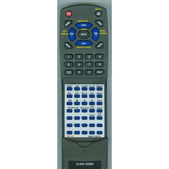 Replacement Remote for NESA VISION NSC101