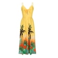 thumbnail image 5 of Enjoytime Elegant Dresses For Women Women Fashion Summer Sexy Print Print Strap Mid Length Vacation Style Dress Halter Dress, 5 of 7
