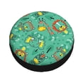 thumbnail image 3 of Balery Funny Animals In Jungletire Cover Waterproof Dust-Proof, Universal Spare Wheel Tire Cover For Trailer, Rv, Suv Truck And Vehicle Camper Accessories-17 Inch, 3 of 9