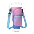 thumbnail image 3 of Funda para taza de 40oz con correa ajustable, bolsa para botella de agua de neopreno, soporte para llave de teléfono, 3 of 7
