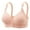 Orange, variant on Everyday Bras for Seniors Women Plus Size Wireless Full Coverage Button Front Closure Bra with Adjustable Strap